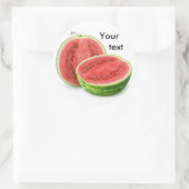 カットスイカ ラウンドシール (バッグ)