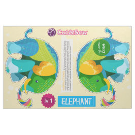 カットソーのパッチワーク象 – 簡単DIYプロジェクト ファブリック