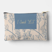 カットソーパーソナライズされたバッグ アクセサリーポーチ (裏面)