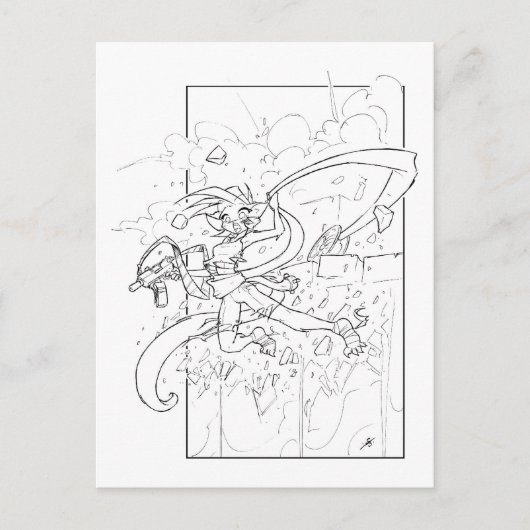 カットダイ懸命 ポストカード (正面)