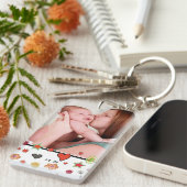 カットドカラフルルズカスタム2枚写真 キーホルダー (正面右)