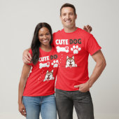 カットドッグヴィンテージ Tシャツ (ユニセックス)