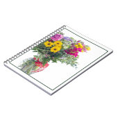 カットフラワーの花束 ノートブック (左側)