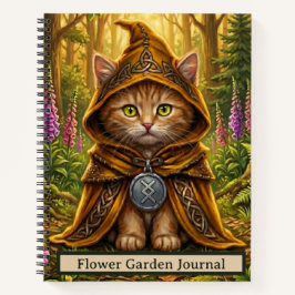 カットフラワーガーデンジャーナル 植物学 猫ノート ノートブック