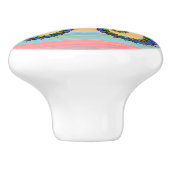 カットブライトサンセットカラーアートズシーホース セラミックノブ (側面)