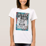 カットヘアおもしろい- Vintage Ad Tシャツ<br><div class="desc">フェイクビクトリアンお洒落ヴィンテージの学新聞に。</div>