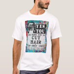 カットヘアおもしろい- Vintage Ad Tシャツ<br><div class="desc">フェイクビクトリアンお洒落ヴィンテージの学新聞に。</div>