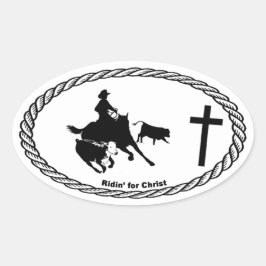 カットホースクロスユーロスタイル 楕円形シール