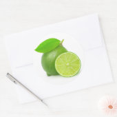 カットライム ラウンドシール (封筒)