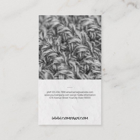 カットラインはさみ |シームストレス |テーラー 名刺 (裏面)