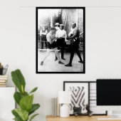 カットラー対ジョンソンボクシング一致1914 ポスター (ホームオフィス)