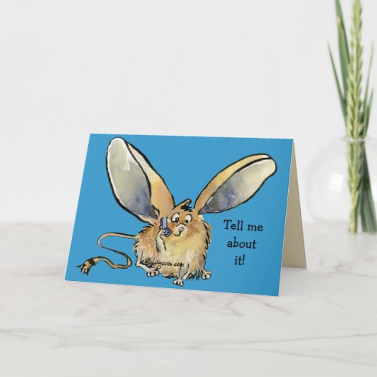 カットロングエアジャーボアカカスタマイズード – サンキューカード (正面)