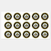 カット櫛蜂蜜コンテナ製品ラベルセット ラベル (シート)