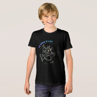 カット猫愛好家デザイン トライブレンドＴシャツ