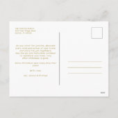 カット紙エフェクトカスタムクリスマスフォトスクリプト シーズンポストカード (裏面)