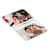 カット紙エフェクトクリスマスフォトカスタムスクリップ マグネット (右側)