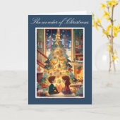 カット魅力的紙クリスマスカード カード (黄色い花)