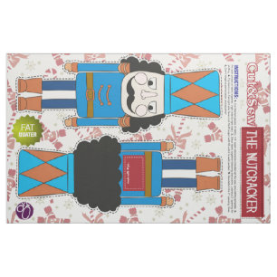 カット&シュー青くるみクラッカー – DIY Plush ファブリック