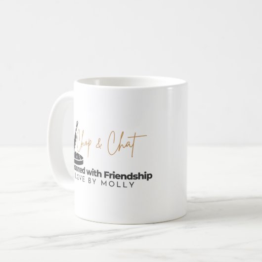 カット&チャットお嬢様パーティー コーヒーマグカップ (正面左)