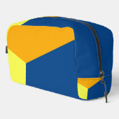 カット&パーソナライズされたシュートイレタリー旅行バッグ ドップキット (右コーナー)