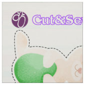 カット&縫いイースターバニー – 簡単DIYプロジェクト ファブリック (見本)