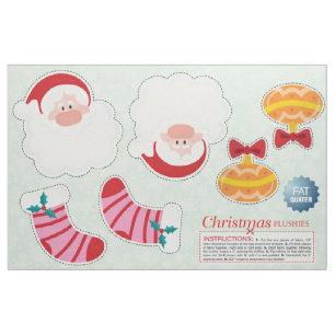 カット&縫いクリスマスオーナメント- DIY Plush ファブリック