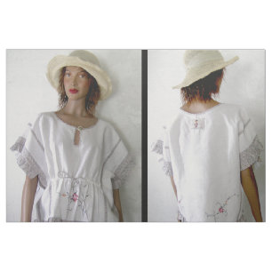カット&縫いファッションボホクロスステッチ刺繍トップ ファブリック