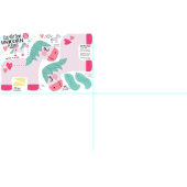 カット&縫いユニコーン生地 – おもしろいDIY Plush ファブリック (タイル)