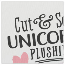 カット&縫いユニコーン生地 – おもしろいDIY Plush