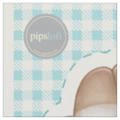 カット&縫製 オーダーメイド ユニコーンぬいぐるみ型紙 ファブリック (クローズアップ)