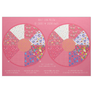 カット＆縫製 クッションスタイル ラウンドピローキット ファブリック