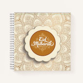 カット Eid Mubarak ノートブック (正面)
