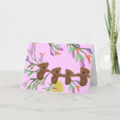 カッドリーコアラハグズマザーズデイカード カード (裏面)