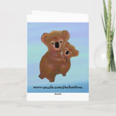 カッドリーコアラベビー カード (裏面)