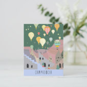 カッパドキアのはがき |カパドッカバルーンドーム ポストカード (スタンド正面)