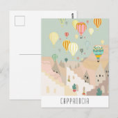 カッパドキアのはがき | Kapadokyaバルーン ポストカード (正面/裏面)
