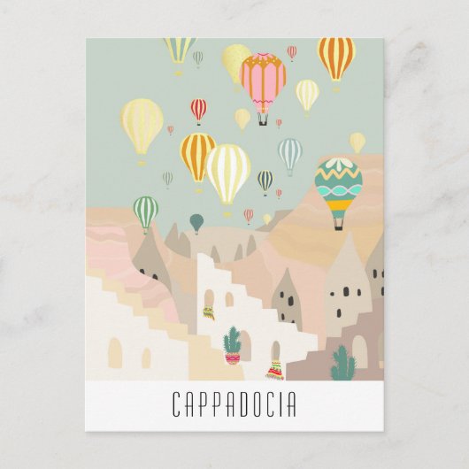カッパドキアのはがき | Kapadokyaバルーン ポストカード (正面)