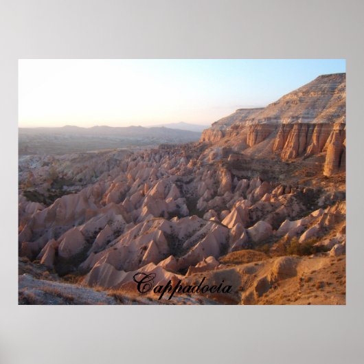 カッパドキアの夕日 ポスター (正面)