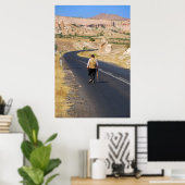 カッパドキアの道路 ポスター (ホームオフィス)