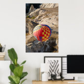 カッパドキアポスターの上の熱気球 ポスター (ホームオフィス)