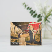 カッパドキア上空の熱気球 ポストカード (スタンド正面)