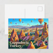 カッパドキア トルコ ポストカード (正面/裏面)