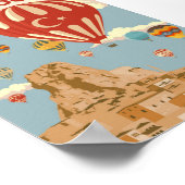 カッパドキア – ヴィンテージ旅行ポスター ポスター (角)