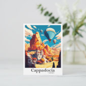 カッパドシアスペインヴィンテージトラベルポートレート ポストカード (スタンド正面)