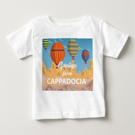 カッパドシアターキートラベルホリデーシャツ ベビーTシャツ (正面)