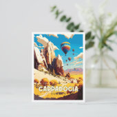 カッパドシアターキーヴィンテージ旅行イラストレーション ポストカード (スタンド正面)