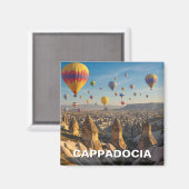 カッパドシアトルコ熱気球旅行 マグネット (正面/裏面)