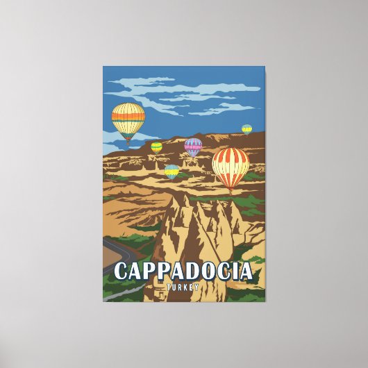 カッパドシアトルコ キャンバスプリント (正面)