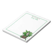 カッパーソナライズされたプのかわいい子猫 ノートパッド (回転)