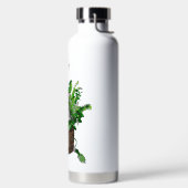 カッパーソナライズされたプポットの可愛い子猫 ウォーターボトル (左面)